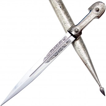 Кавказский кинжал сувенирный КИЗЛЯР К-03 011820 мельхиор Кавказский кинжал сувенирный КИЗЛЯР К-03 011820 мельхиор